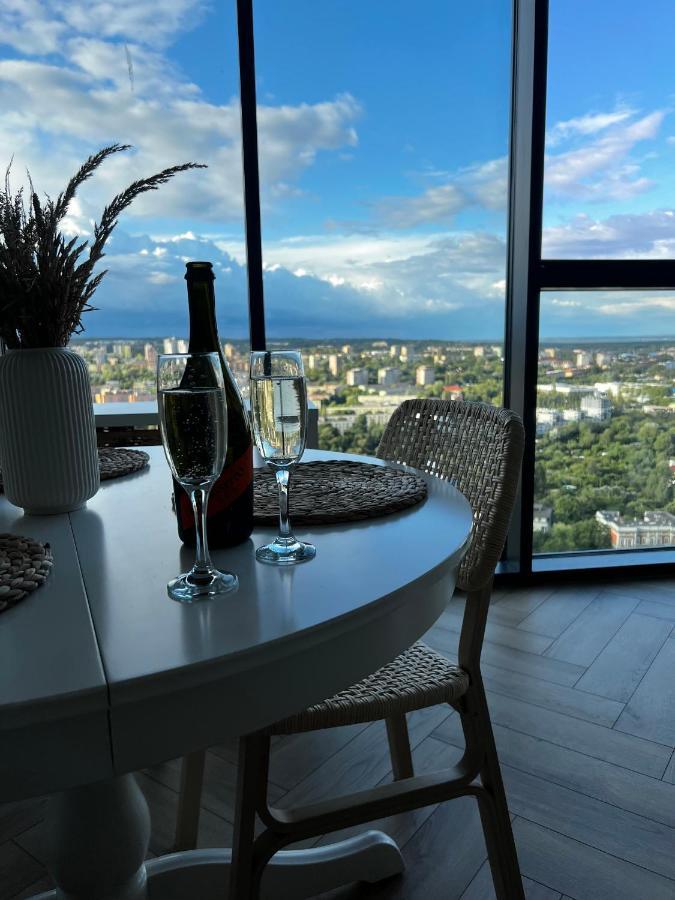 Hanza Tower Szczecin, Floor 21, City - River View Exterior photo